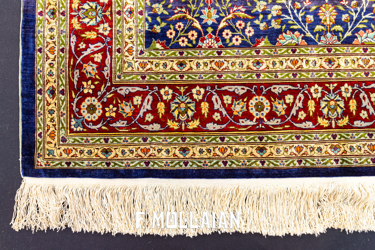 Hereke Rug Dark Field n°:172904